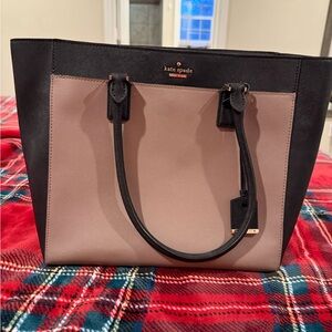Kate Spade Black and Brown Tote Bag